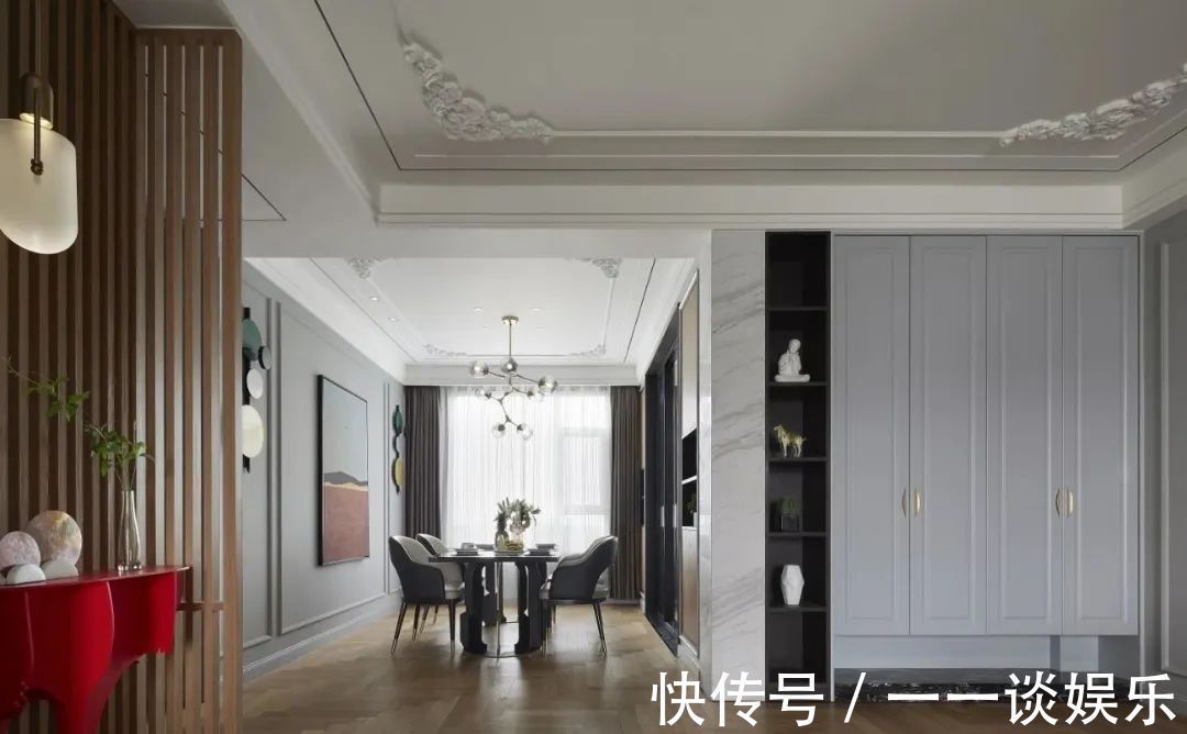 墙面|180㎡现代轻奢风,打造充满华丽与端庄档次的高级居住氛围