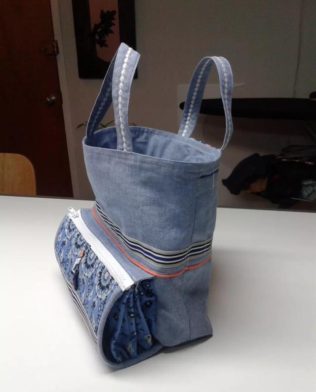 diy 一条旧牛仔衣裤,就能改造出女生喜欢的包包,以后都不舍得扔了