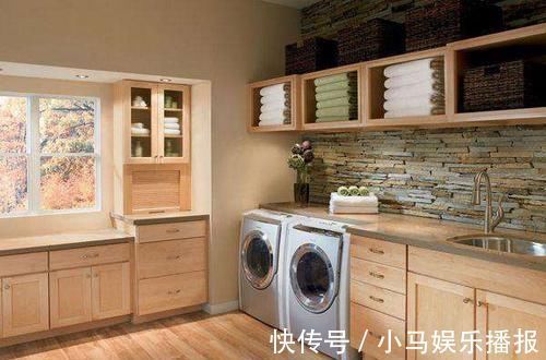 厨房|房子装修不要把洗衣机放阳台了，外国家庭更喜欢这样做，聪明极了