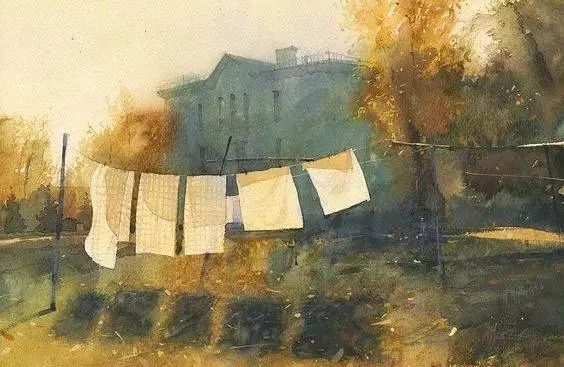 风景&轻盈、通透的谢尔盖.库尔巴托夫风景水彩画