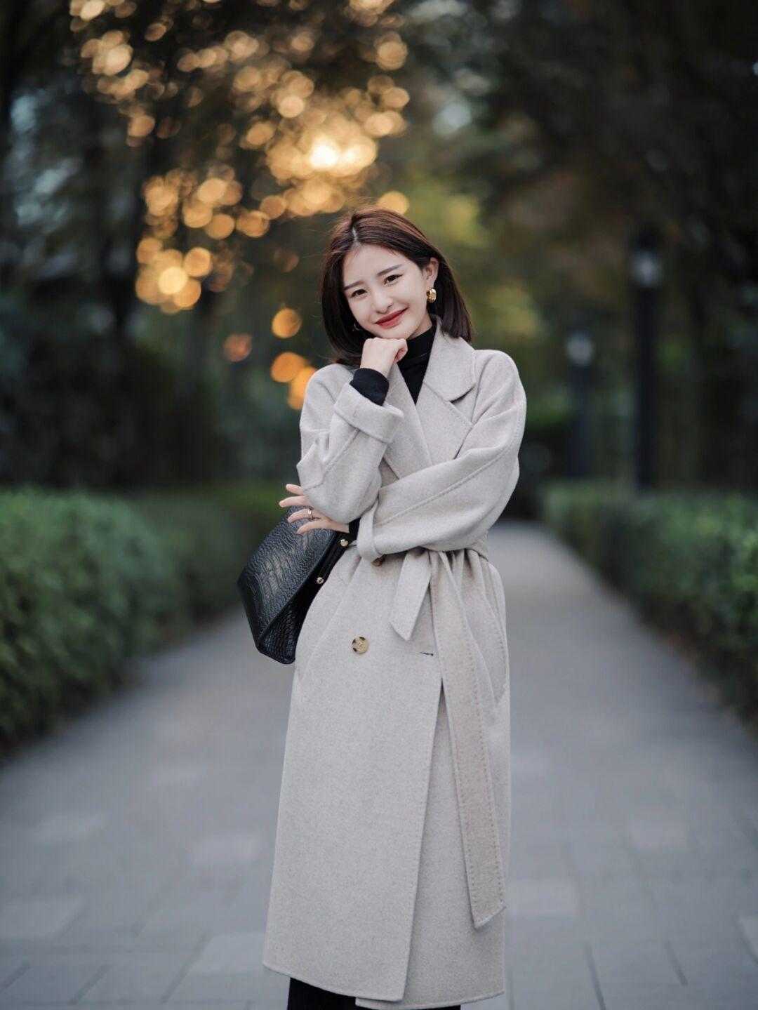 领口|见过世面的女人入冬都穿“毛呢大衣”,温柔保暖还有范儿,看看怎么搭吧!