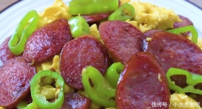 简单|简单好吃的红肠炒鸡蛋,烹饪简单,营养美味,孩子特爱吃的家常菜