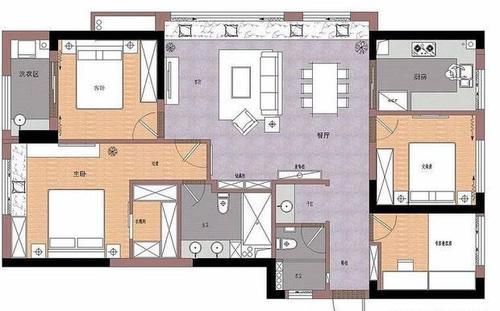 洗手盆|140平方,夫妻两人把家弄得很高级质感十足,整体配色雅致,晒晒