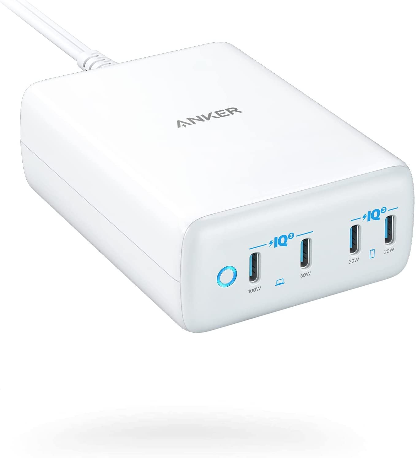 Anker 海外推出 PowerPort III 四口充电器：最高 120W