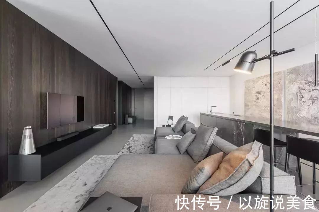 客厅|33款高级灰的客厅，简约空间的高级感