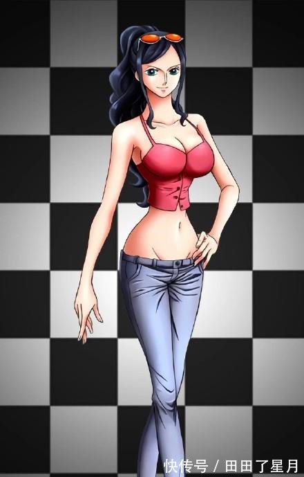 娜美娜|海贼王精美壁纸路飞换掉红马褂显成熟稳重!罗宾气质傲人似超模
