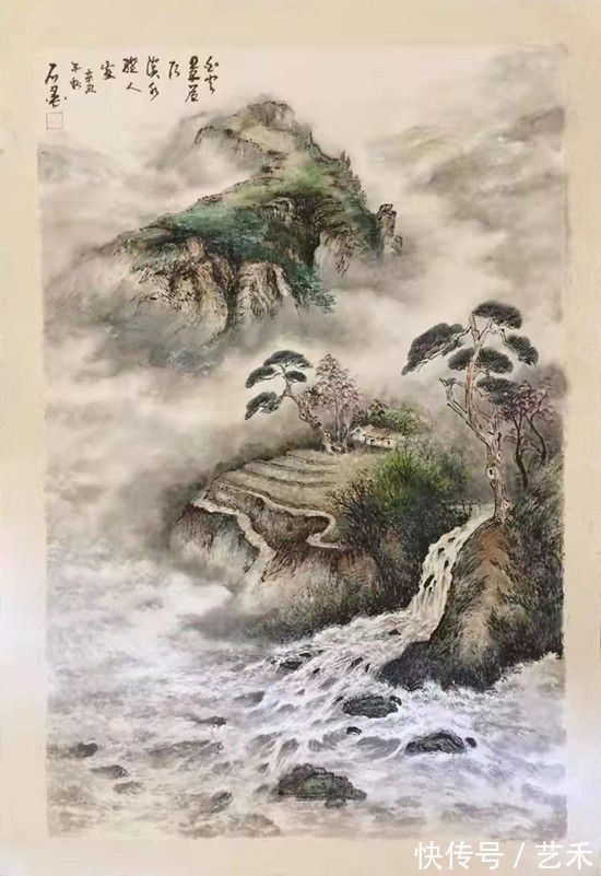 张大千@画家石云平——朴实厚重 气势畅达