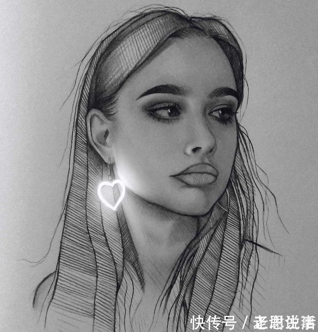 笔刷@素描会发光想要画出这种效果,其实只需几分钟