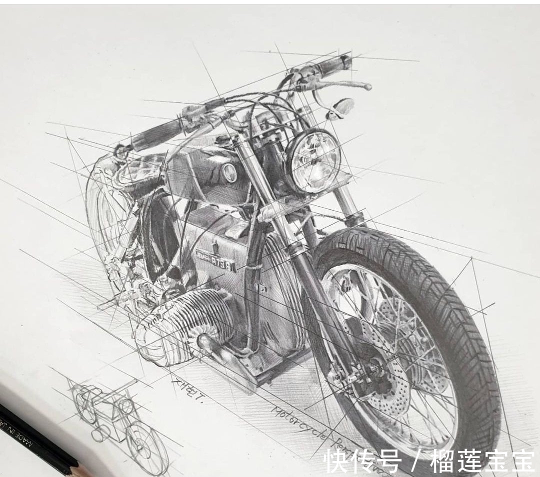 辅助线$为什么素描要这么画?0基础用辅助线,老师们直接画,涨知识了