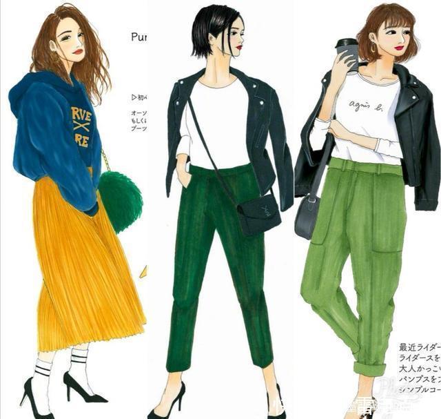 秋冬穿衣别总一身黑，学习日本人的精致穿搭，从发丝到脚透着华丽