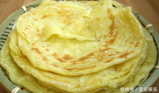快手做出千层饼,用新食材调油酥,烙出的饼柔软筋道又是小薄层
