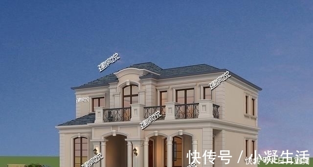 农村|准备在农村建房预算20万左右的,看看这款法式别墅,准没错