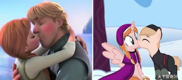 马宝莉的他们|当迪士尼动画中的情侣变成了小马宝莉,你们更喜欢谁呢