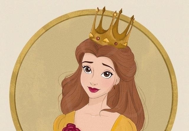 贝儿公主|迪士尼公主的复古勋章,花木兰清新可人,你最想拥有哪个?