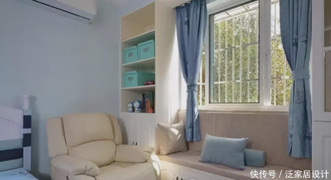 主卧室|乔迁88平新居，忍不住晒晒，餐厅设计太漂亮了，儿童房飘窗超实用