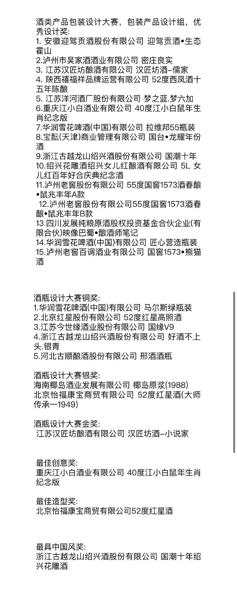 谷物酿造料酒金奖、国际啤酒挑战赛天禄奖、最美酒瓶得主相继出炉|酒博会 | 挑战赛