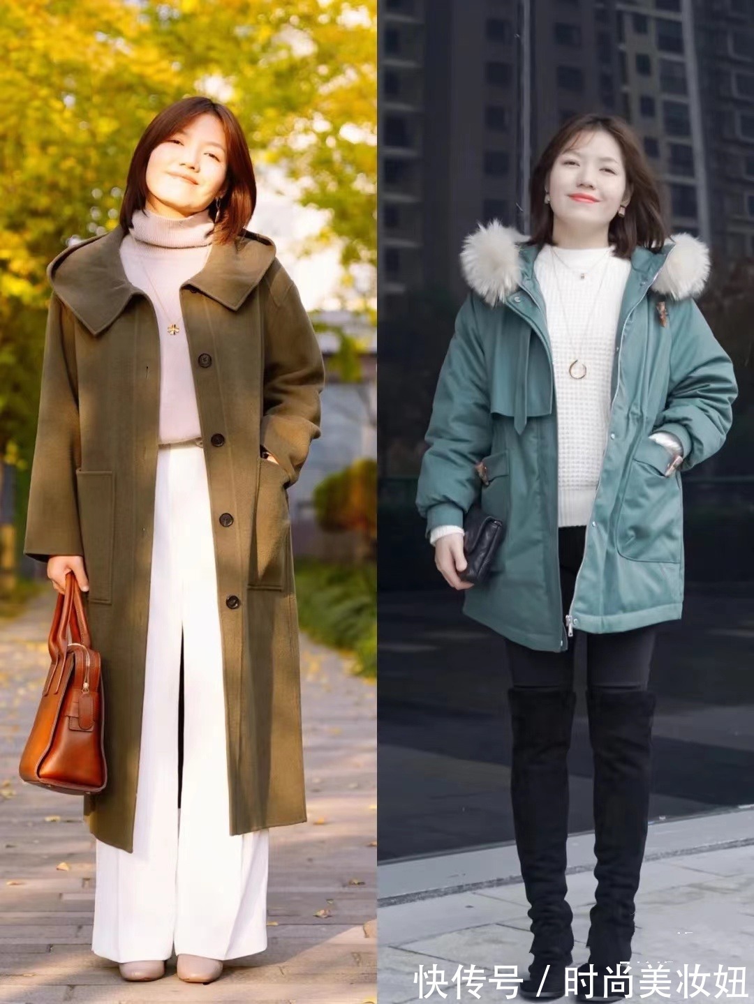 保暖 这才是“120斤”真实的穿搭,保暖又实用,适合微胖女生借鉴