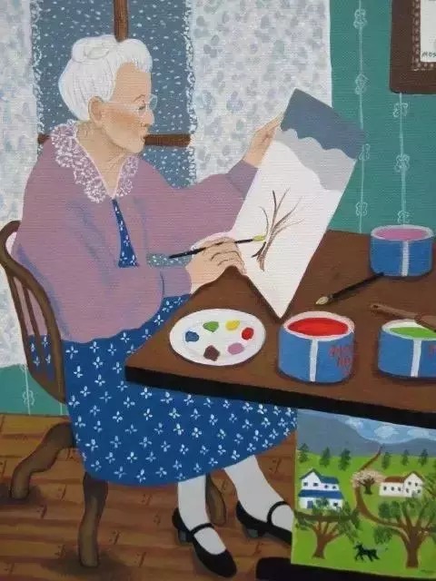 塔莎#3位70岁奶奶用绘画告诉你们:人生永远没有太晚的开始!共勉