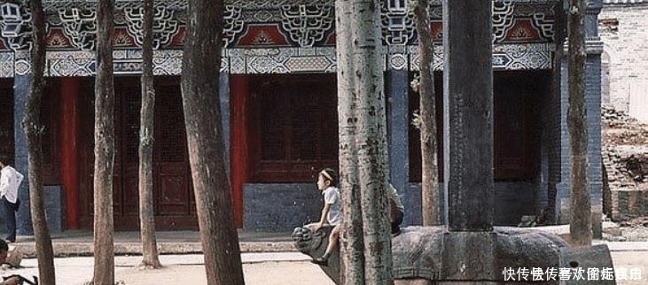 老年|1983年,在中国的一名美国游客拍摄的嵩山少林寺