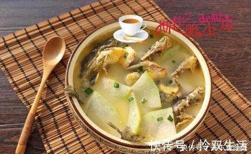 孩子|鱼和冬瓜绝配,简单一炖就特鲜美,孩子爱吃猛长个更聪明总吃不腻