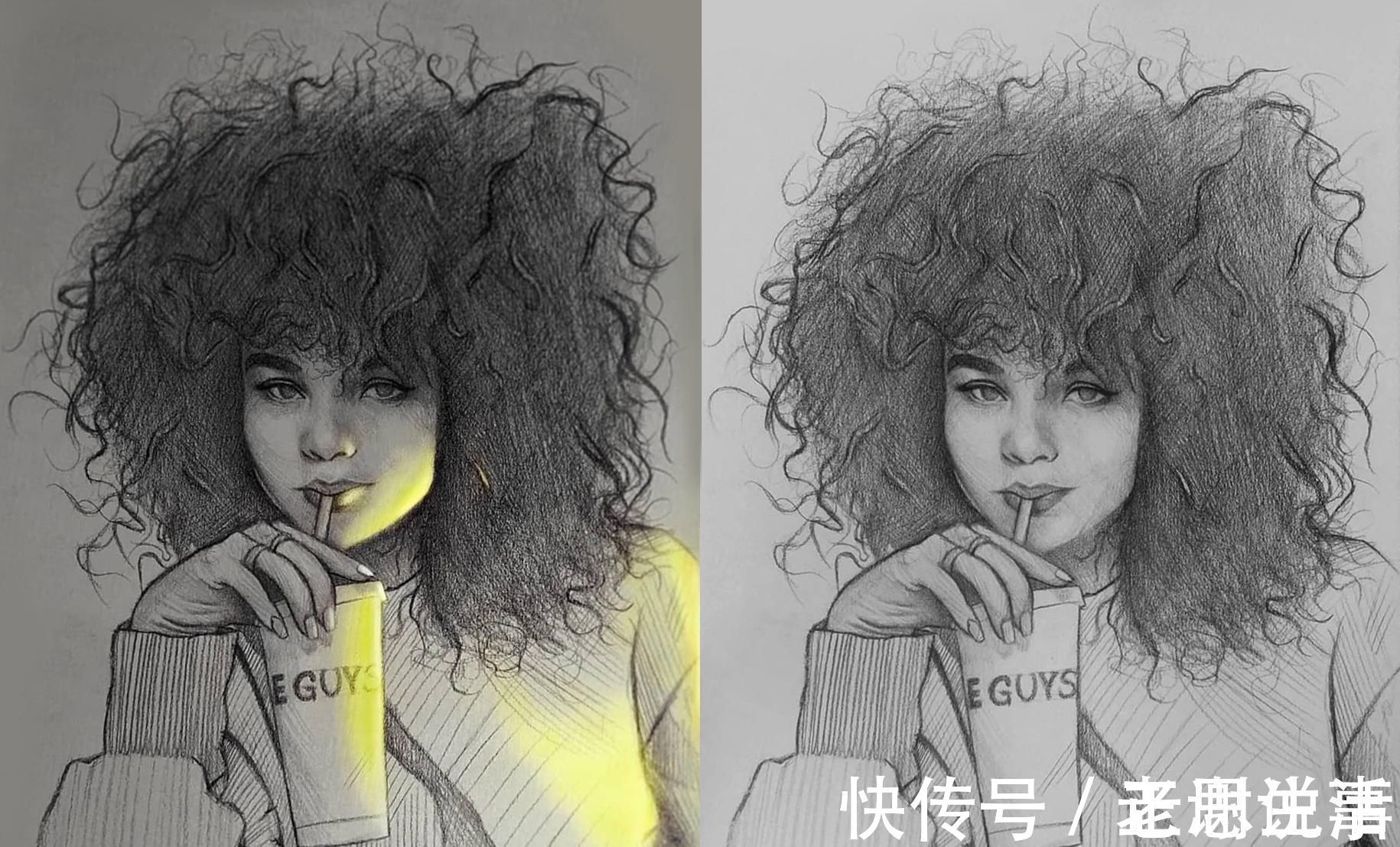 笔刷@素描会发光想要画出这种效果,其实只需几分钟