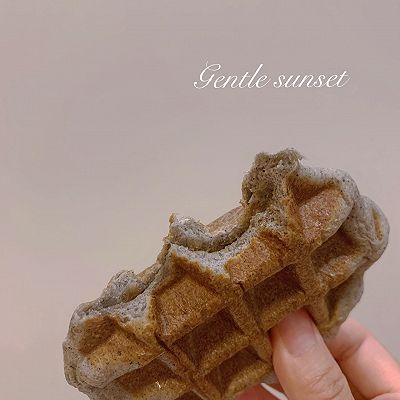 黄油|黑芝麻华夫饼