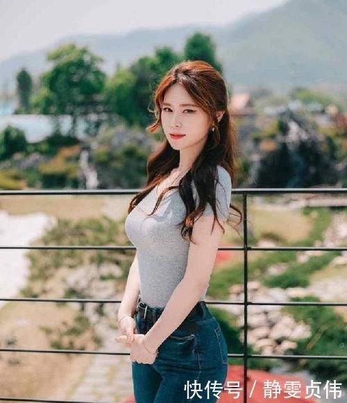 修身显瘦的紧身牛仔裤,活力四射,我都心动了