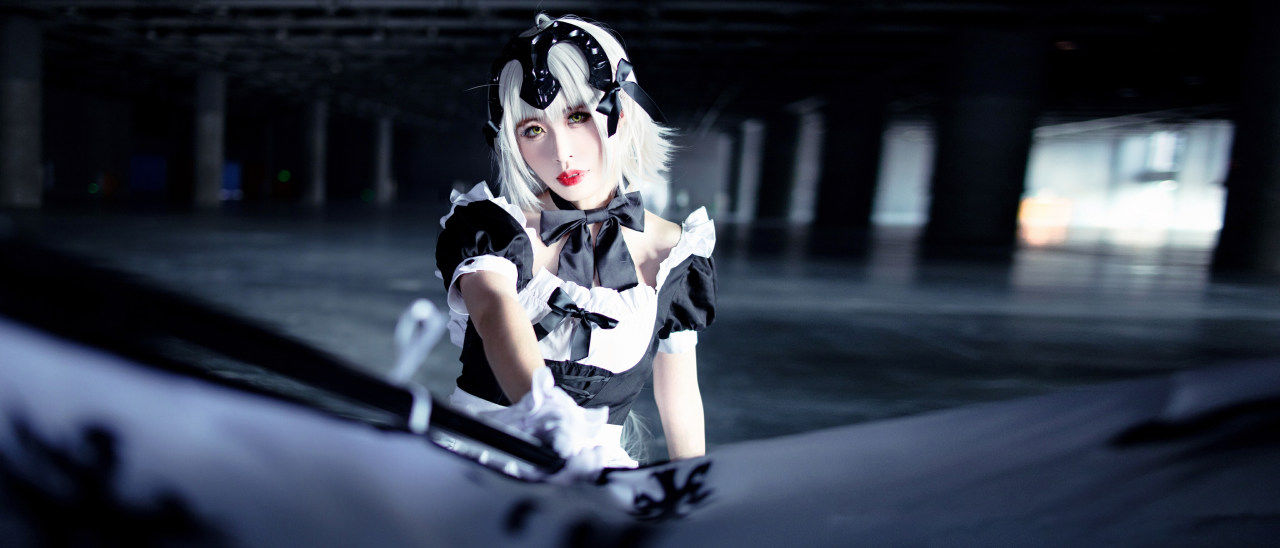 黑贞德|fgo 黑贞德女仆cosplay