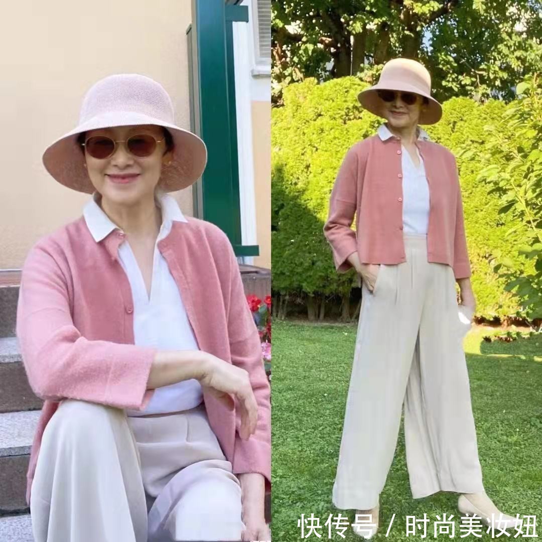 柔性|这位60岁奶奶比年轻人还会穿,打扮优雅不扮嫩,靠穿搭赢得体面