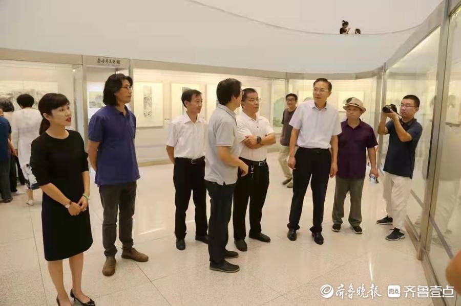 泰安市美术馆|石磊中国画作品展开幕式及作品交流会在泰安市美术馆举办