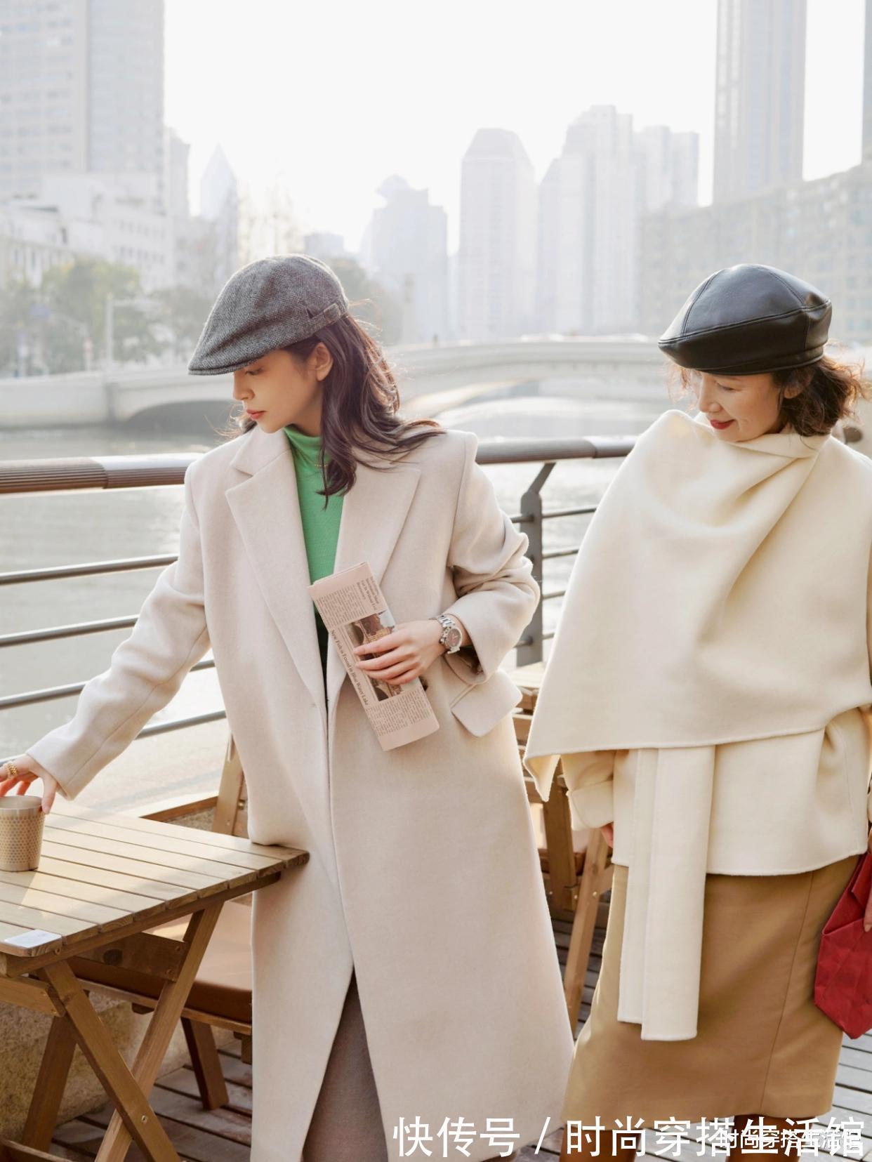 秋冬 看了三木妈妈的穿搭,突然发现,中年女人还是选这些大衣更洋气