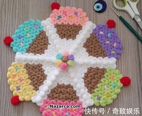 家居|一种针法便钩了这么多家居好物,瞬间让你爱上钩针编织!附教程