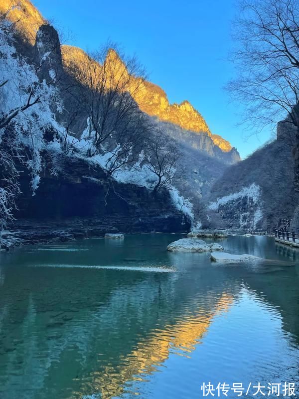 冰凌|又是“榜一”的云台山，迎来了初冬冰凌景观｜组图