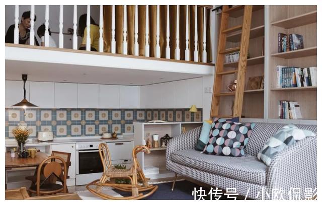 客厅|她把32㎡的老屋，改成「复古洋房+大庭院」，一家三口住很幸福！