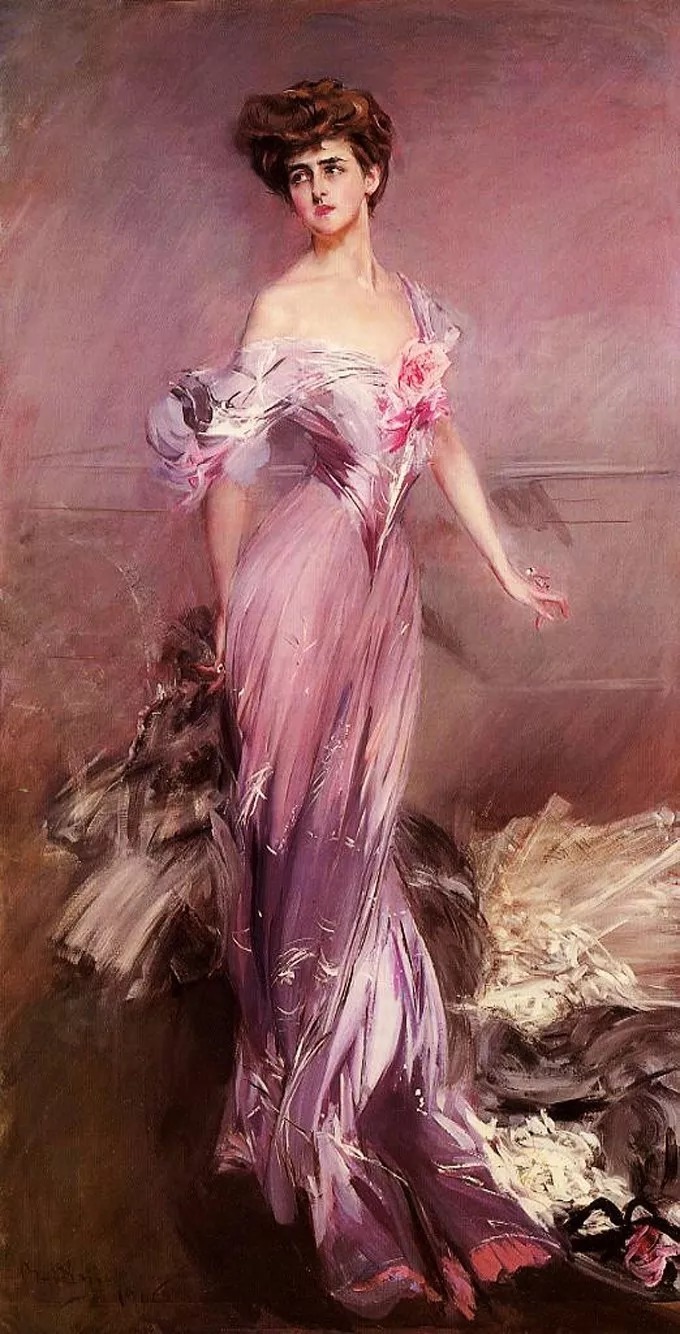 博尔迪尼$意大利画家博尔迪尼笔下的女子,女人味十足