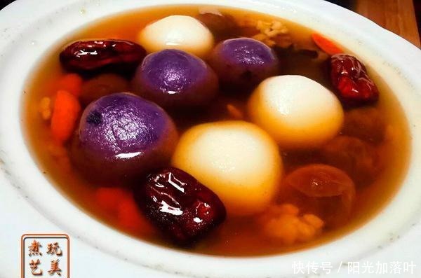 汤圆|汤清味美,甜而不腻的养生双色汤圆,你还没吃过吧