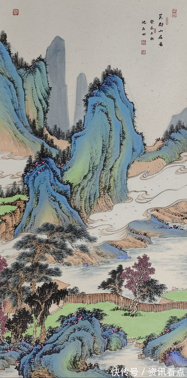 北国风光&沈坤(沈石田)吴门画派掌门人30年臻品巨作《香港艺术馆》预展