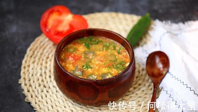 秋葵|酸爽可口的西红柿疙瘩汤在家做，口感筋道，营养丰富还好吃！