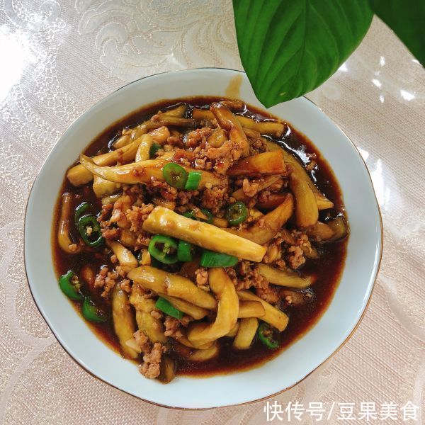 肉沫茄子|低油版“肉沫茄子”