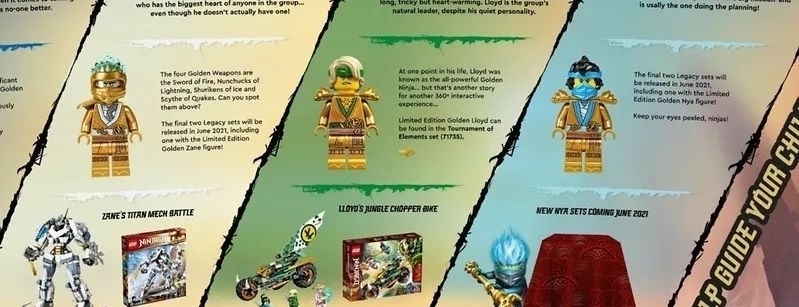 forbidden|樂高幻影忍者十周年紀念黃金忍者最后兩位登場!