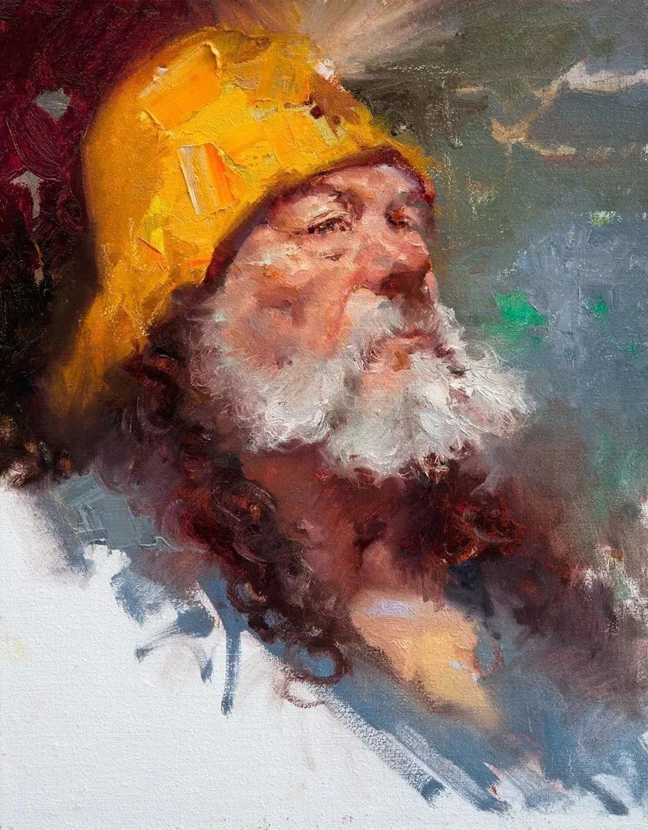 jeffrey|他的油画笔触粗犷又细腻，透着一种不可言说的美