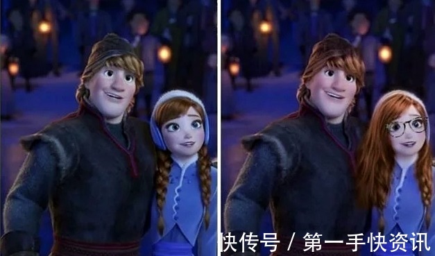 冰雪奇缘|给冰雪奇缘女主开“美颜”如何本来小清新,这下变“俗颜”了!