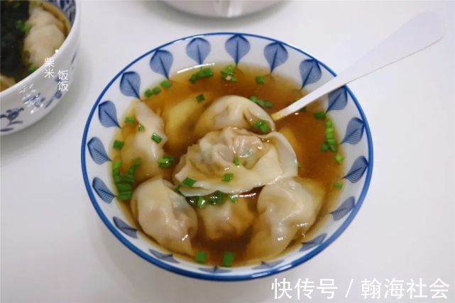 食用碱|馄饨的家常做法，从擀皮到调馅全教你，汤鲜肉香，太好吃了