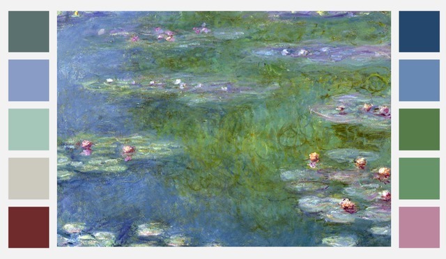 奥基夫|使用自然灵感调色板的 4 位大师级艺术家:莫奈、梵高、弗兰肯塔勒、奥基夫!