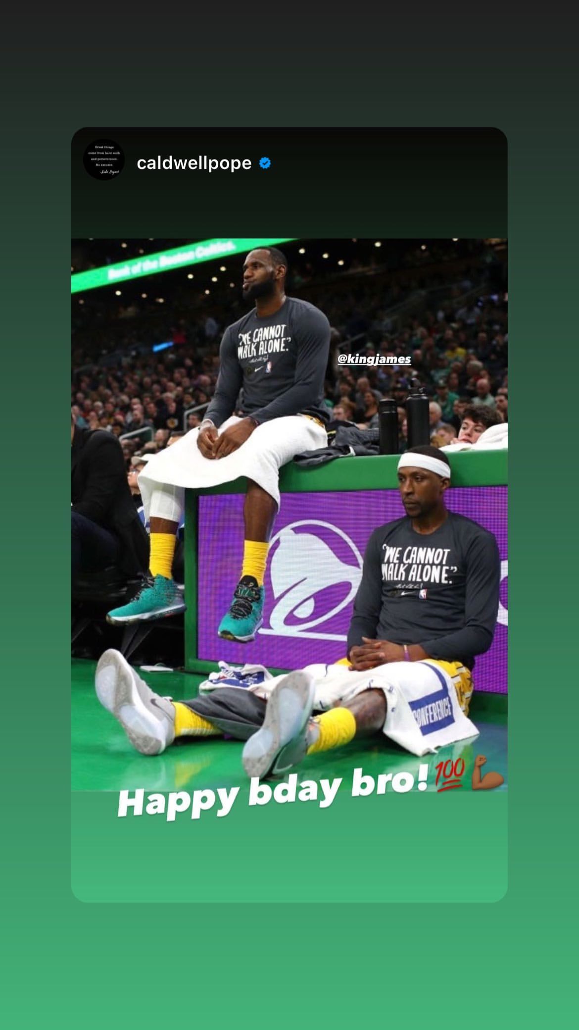 生日快樂|眾星群賀！保羅、甜瓜、格林、卡魯索等祝詹姆斯生日快樂