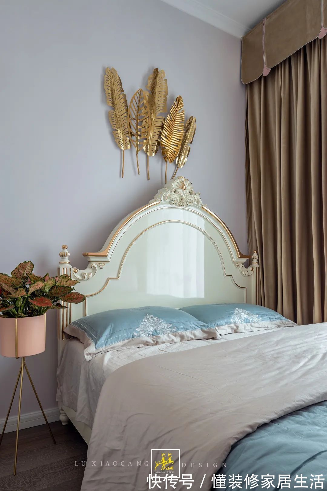 简欧风|93㎡简欧风,轻松舒适的华丽,浪漫精致而高级