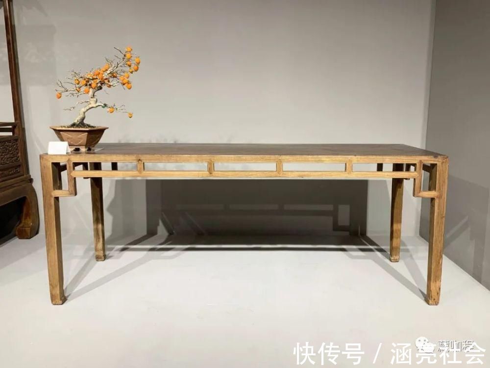 条桌|器型标准做工好,海黄四面平桌顶格配置