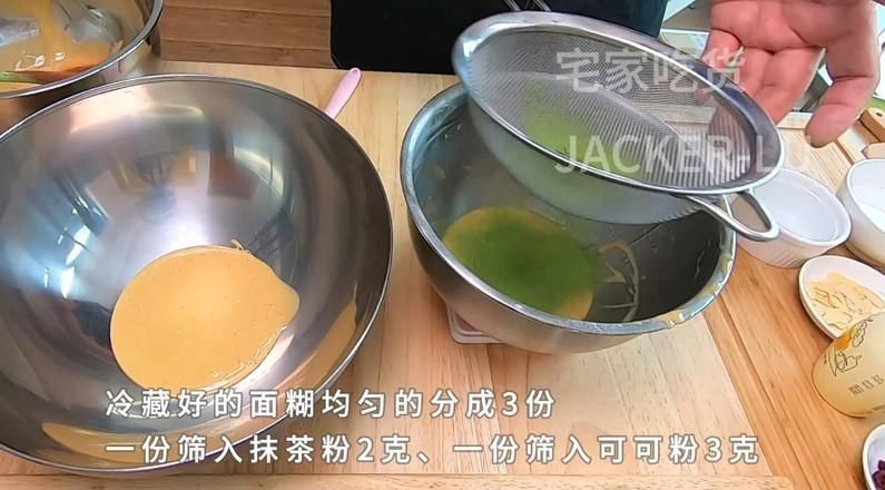 香气|三色栗子玛德琳,浓郁黄油香气小甜品。