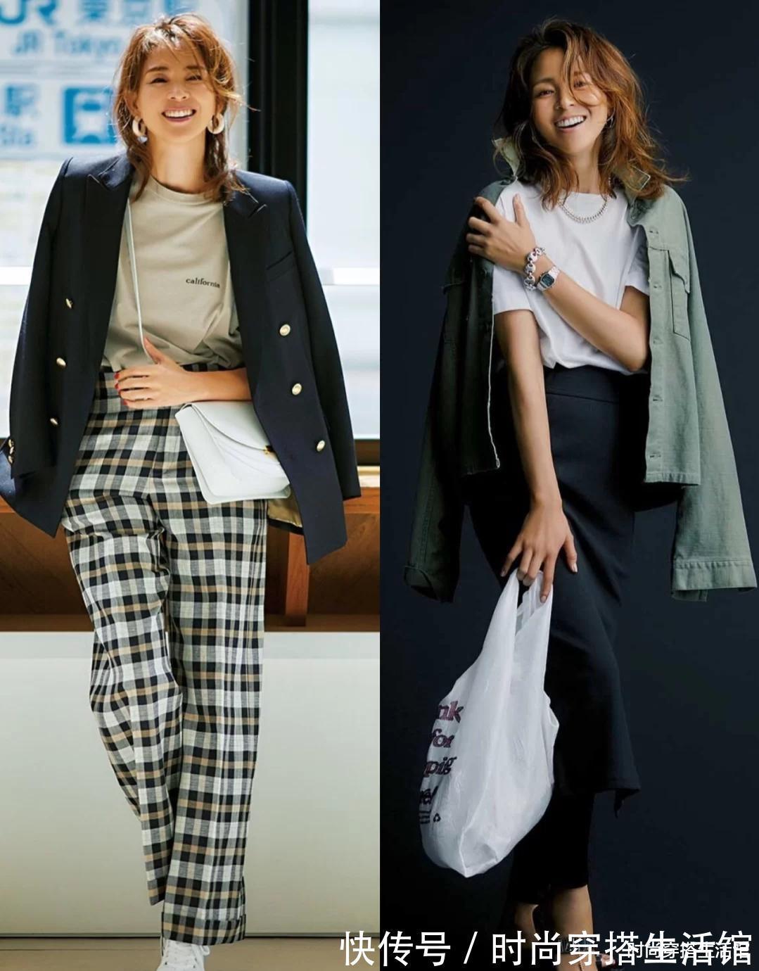 西装|40+女人拒绝“扮嫩”,跟着日系时尚博主学起来,有你好看