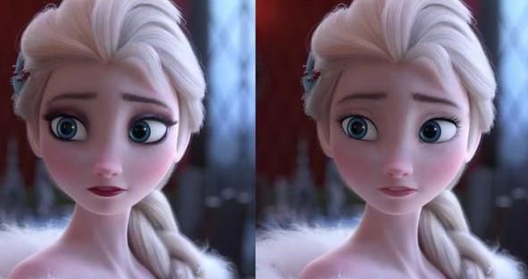 迪士尼公主们卸了妆是啥样？艾莎女王依然美丽，白雪公主有点意外